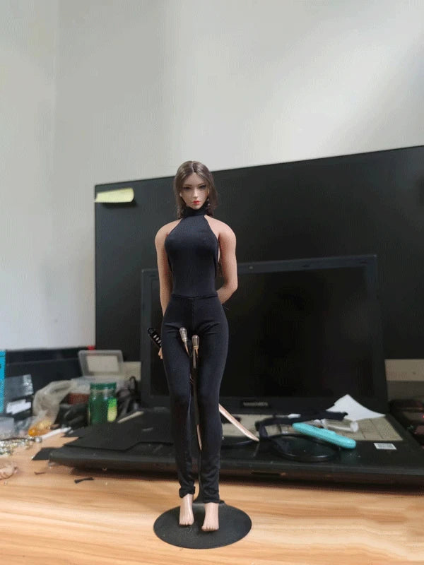 Weibliche Puppen im Maßstab 1/6, sexy schwarze Strumpfhosen, passend für 12-Zoll-Actionfiguren, TBL PH-Actionfigur-Körpermodell