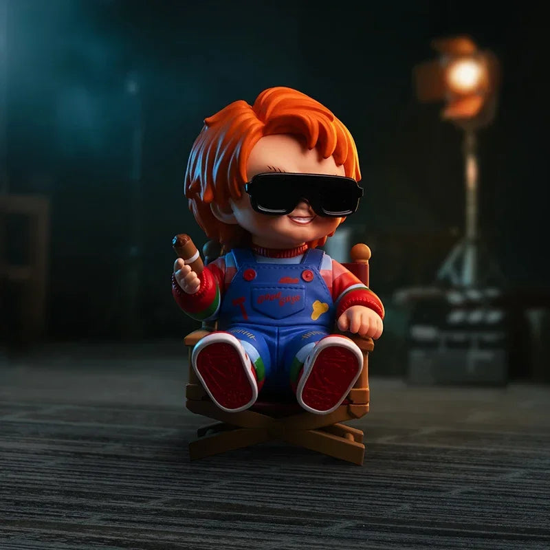 POP MART Chucky Franchise Series Original Blind Box Surprise Mystery Box Cute Anime Action Figure Ornaments Figurines