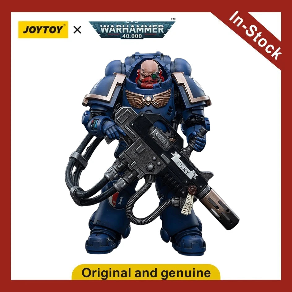 【UA】JOYTOY  Warhammer 40K  Scale 1/18 Action Figures Ultramarines Primaris Eradicator 1Models Toys Gifts