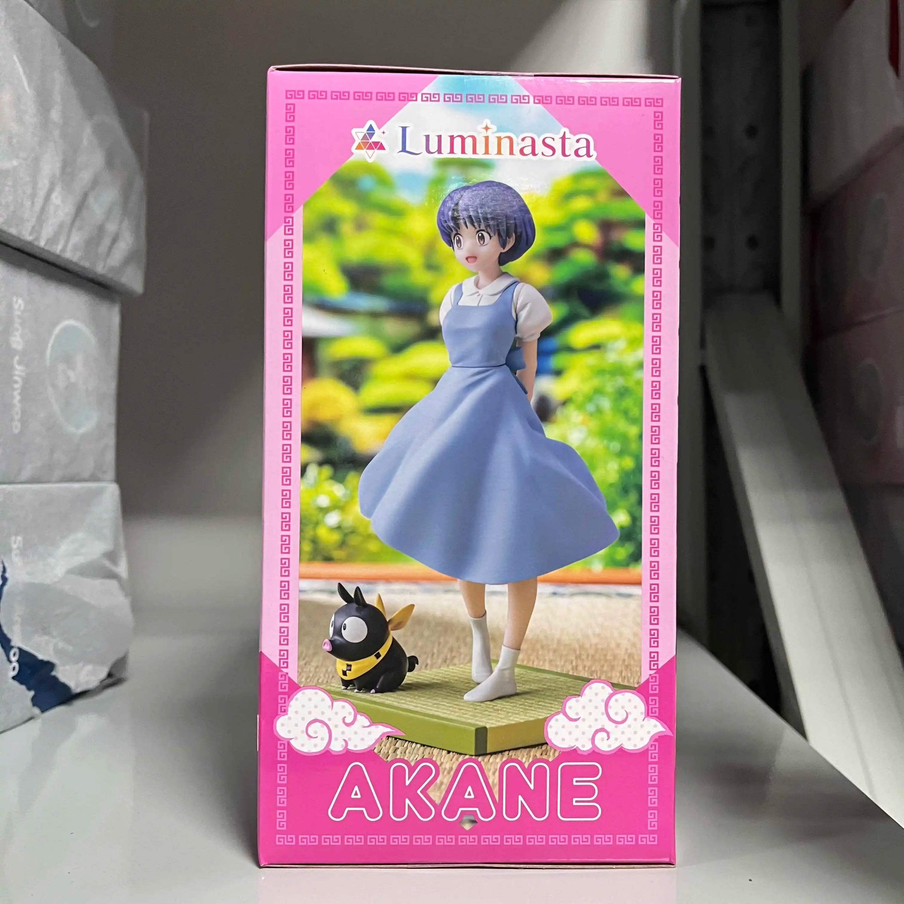 Original SEGA Ranma 1/2 Luminasta Shampoo Tendou Akane Saotome Ranma 19Cm Kawaii Puppe Action Figure PVC Modell Sammlerspielzeug