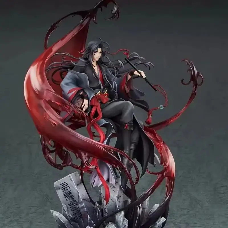 Genuine Mo Dao Zu Shi Anime Action Figure Wei Wuxian Yi Ling Lao Zu Ver Large Figurine Collection Pvc Model Collection Gift