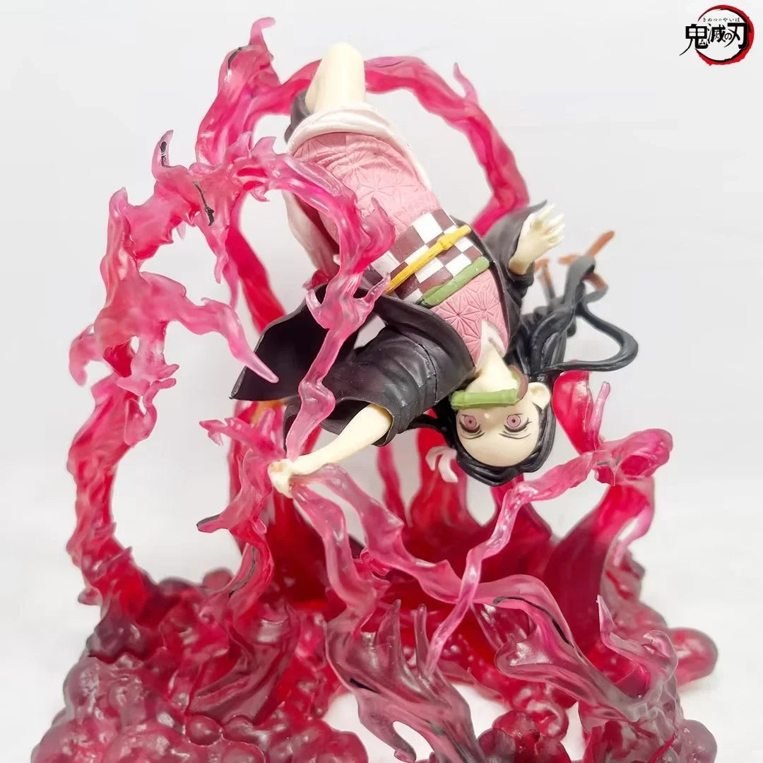 Dämonentöter Anime Figur Kamado Nezuko Völlig dämonisierte Statue PVC Action Figur Sammeln Dekoration 16cm Modell Spielzeug Geschenk