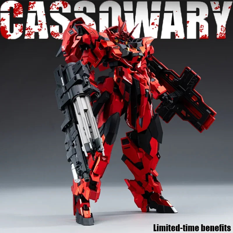 1/100 Estailev Cassowary Exceed Type Red Shining Series Pre Assembled Action Figure Detachable Parts Assembly Model Toy Boy Gift
