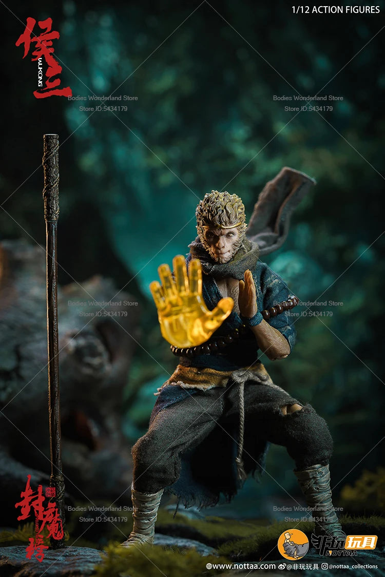 In Stock Nota 1/12 Scale Male Soldier Black Myth Wukong Anime Hou San Deluxe Edition 6Inch Action Figure Doll Collection