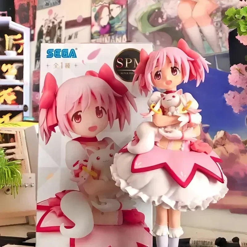 Authentic SEGA Magical Girl Madoka Magica Surrounding Witch Kaname Madoka Kyubey Anime Character Model Toy Hand-made Gift