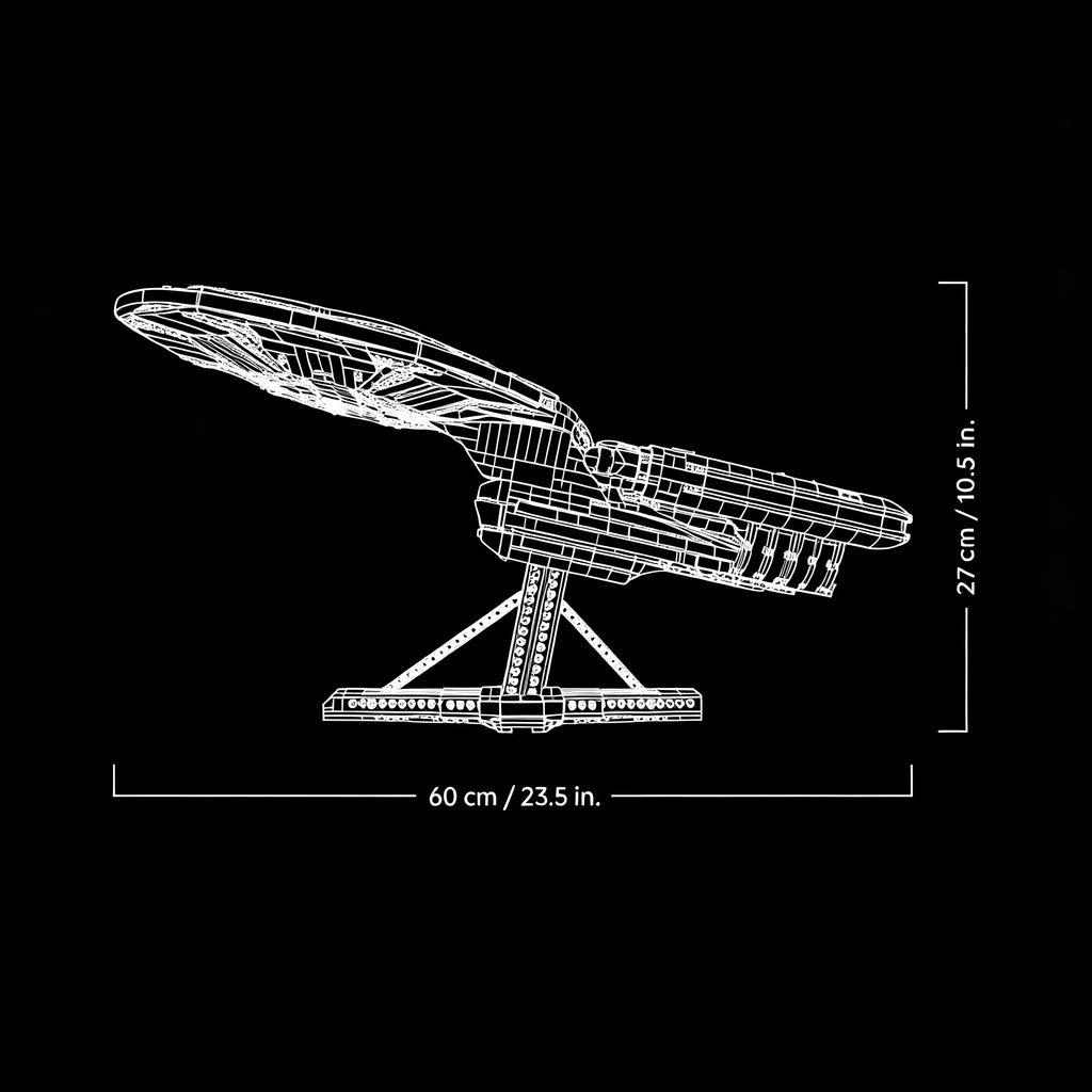 2026 News 10356 Star Trek Enterprise 3600 PCS Ship Building Blocks Bricks Model Toys For Birthday Children Gift