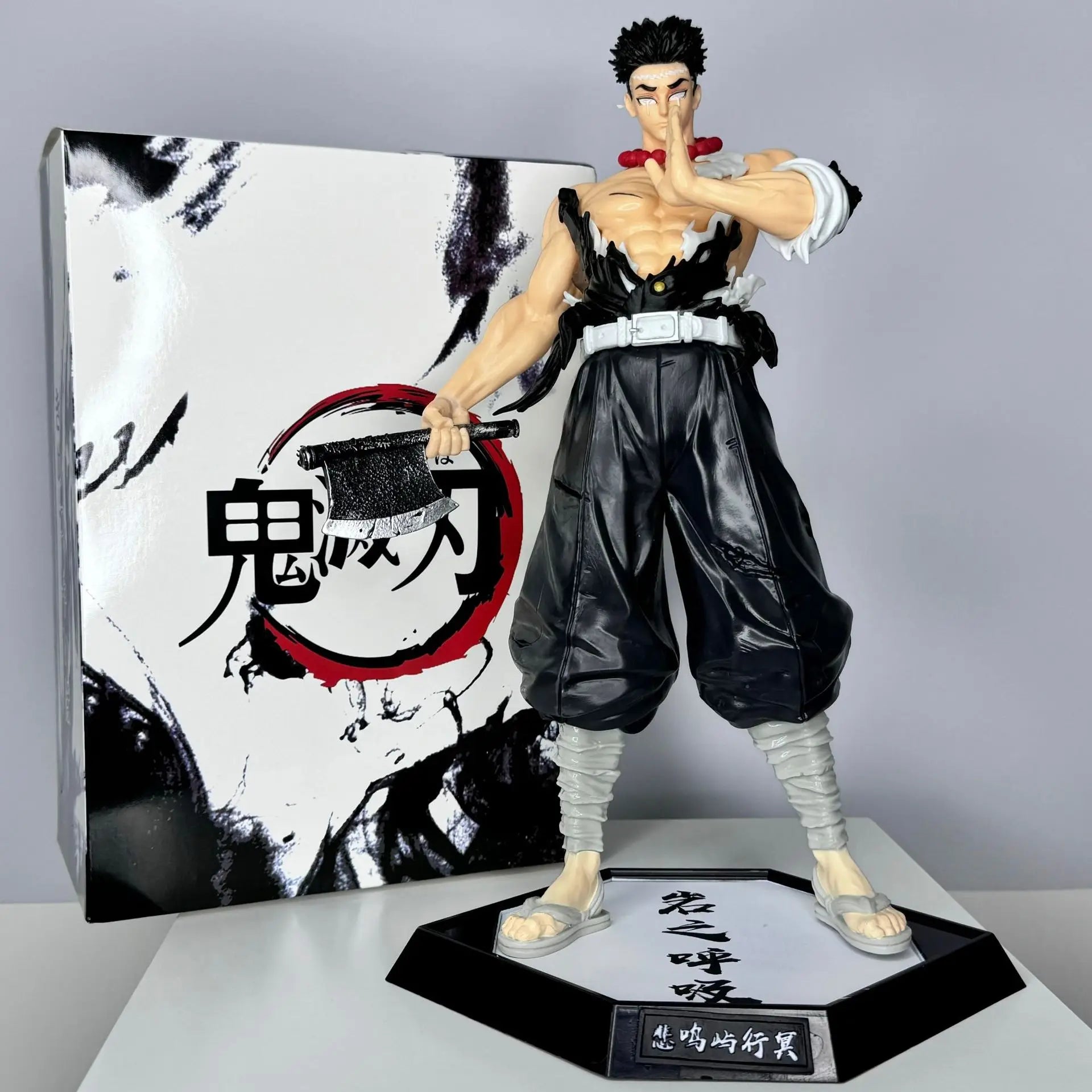 29cm  Kimetsu no Yaiba Anime Figures Yoriichi Daki Gyutaro 12 Style Action Figure Statue Model Doll Collection Toys Gifts