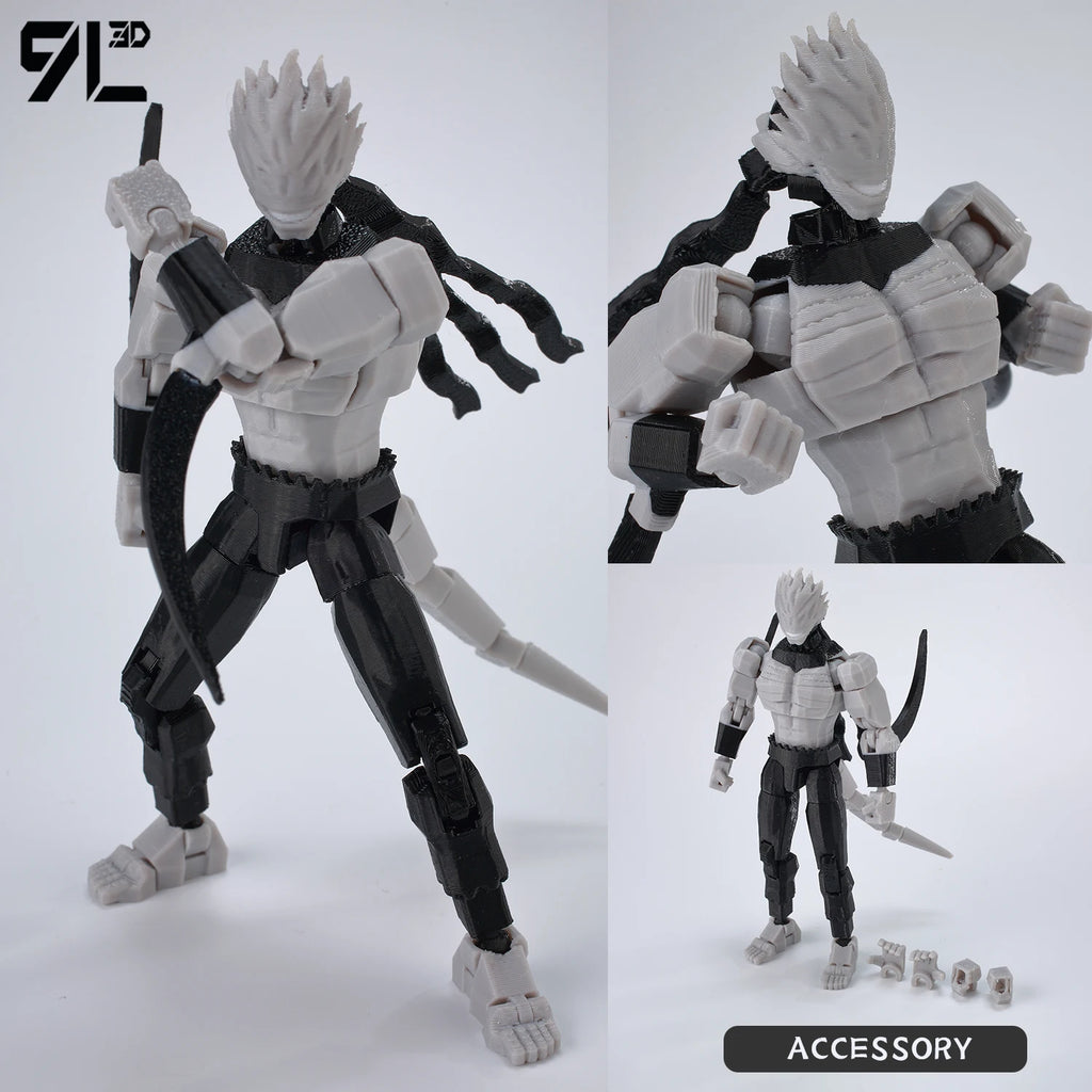 9L3D Gedruckt Lucky Dummy 13 Jujutsu Kaisen Gojo Satoru Toji Yuji Sukuna Anime Action Figuren Mannequin Yuuta Rika Modell T13 Spielzeug