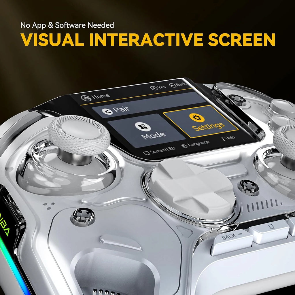 Interactive Screen Wireless Gaming Controller for Switch/PC/iOS/Androi ...