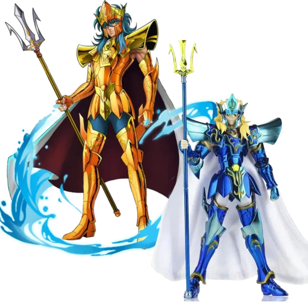 in Stock JM.MST Saint Seiya Myth Cloth EXM/EX Metal Poseidon with Casual Wear Gold Knights The Zodiac Anime Action Figure Toys