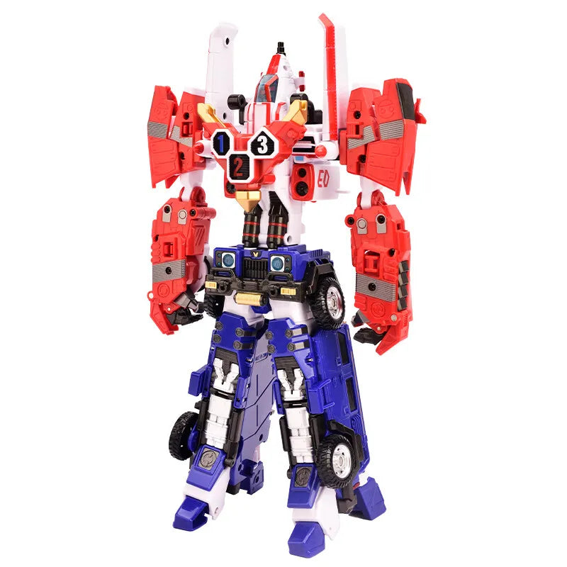 3 IN 1 Tobot Transformation Robot to Car Toy Korea Cartoon Brothers Anime Tobot Transforming Car Airplane Toys for Children Gift