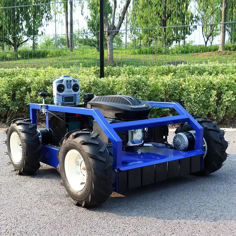 Customized High Efficiency Customized Durable Remote Control Lawn Mower with Engine