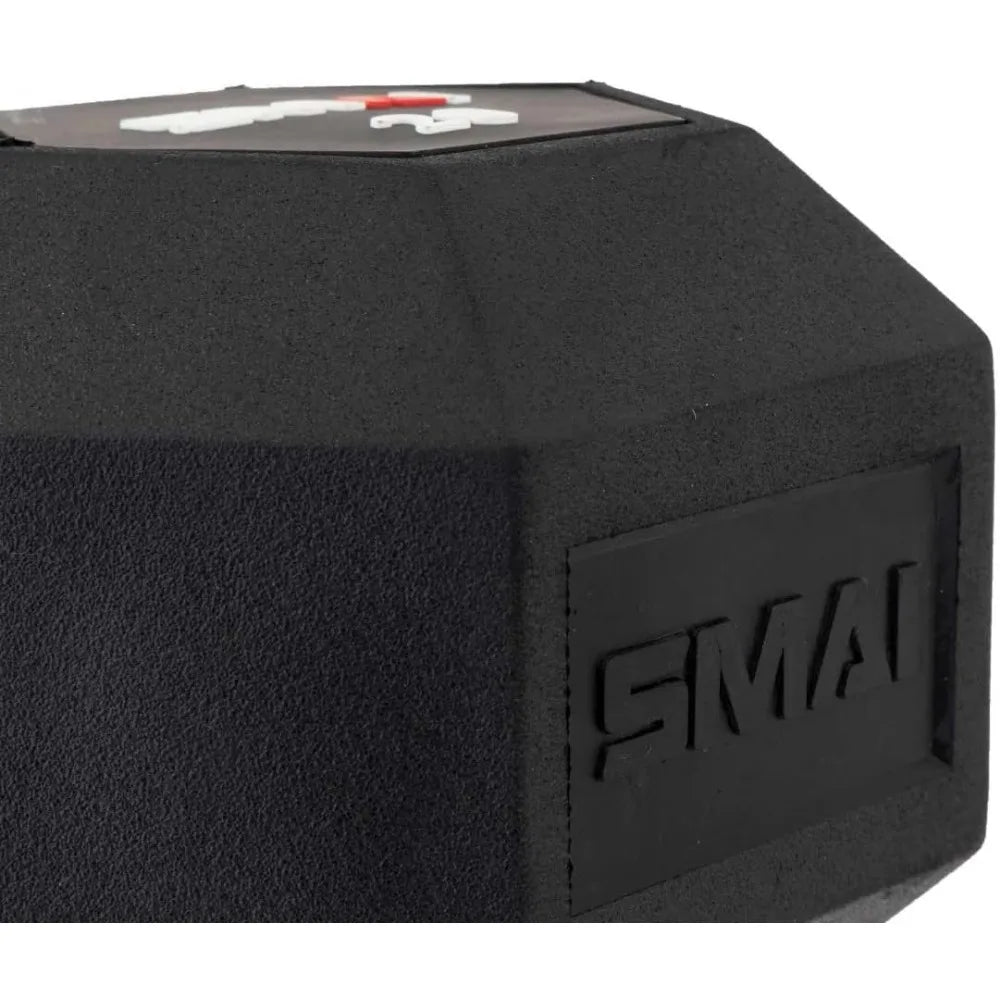 SMAI Rubber Hex Dumbbells: Hochwertiges Fitnessgerät für das Krafttraining zu Hause – Geeignet für Männer und Frauen, Space