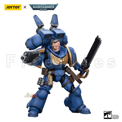 1/18 JOYTOY Action Figure 40K Ultramarines Jump Pack Intercessors Anime Model Toy