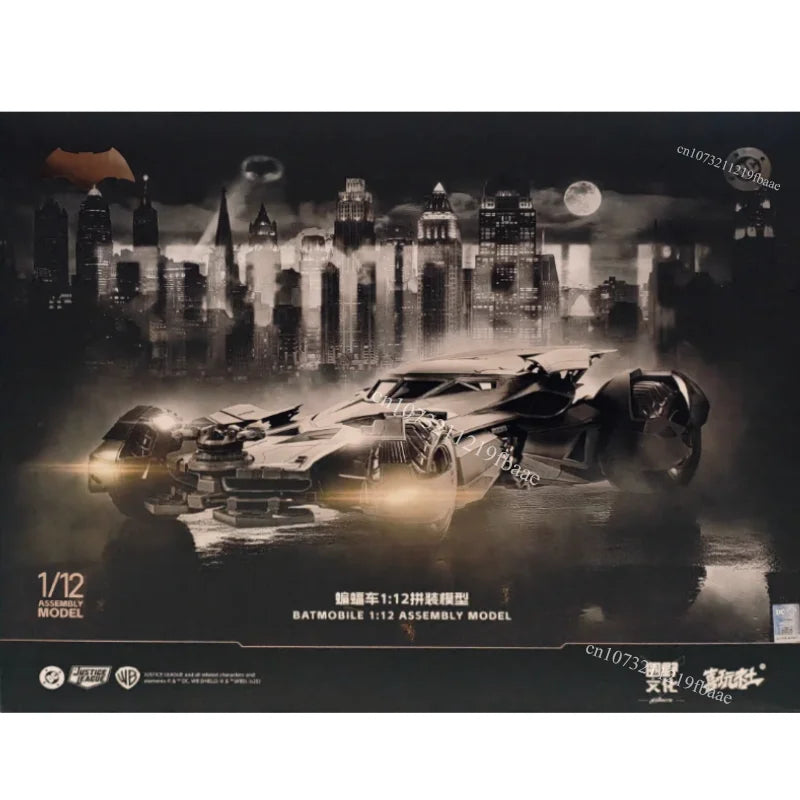 1/12 XWS Model Batmobile Car Model Batman Toys Assembly Model Kit Justice League Action Figure Collect Ornaments Gifts