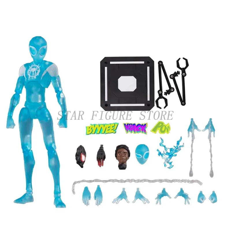Sv Action Spider-Man Peter Parker Action Figure Collection Sentinel Marvel Into the Spider-Verse Spiderman Figurine Model Toys