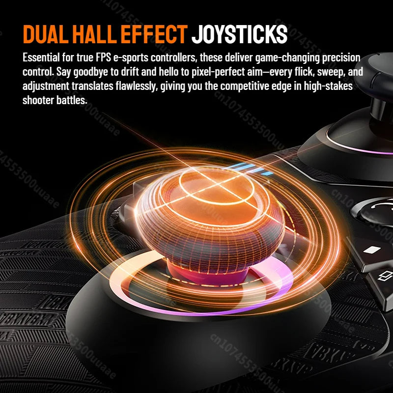 Lenovo S05 Gaming Controller RGB Wireless Gamepad Hall Effect Joystick Trigger For Switch/2/OLED/Lite PC iPhone Android Phones