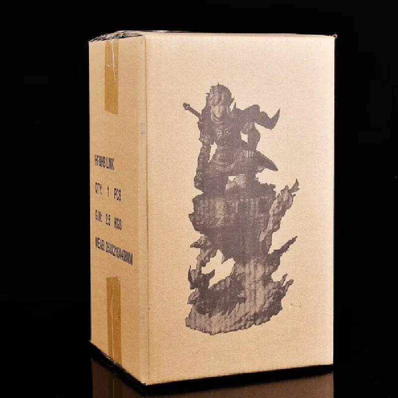 In Stock 38cm The LegenOf Zlda Game Figure Link Figurine Gk Pvc Statue Collectible Model Desktop Ornament Toy Custom Toys