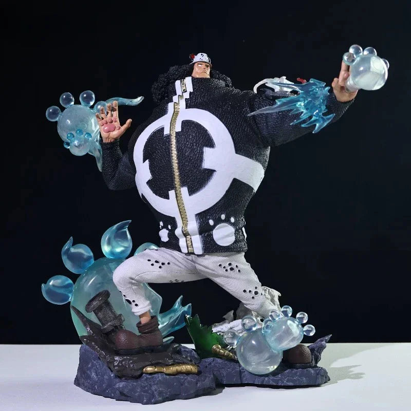 40 cm One Piece Whitebeard Pirates Figur Kampf Edward Newgate Statue Gk White Beard Figur Gear 4 Luffy Kuma Bartholemew Spielzeug
