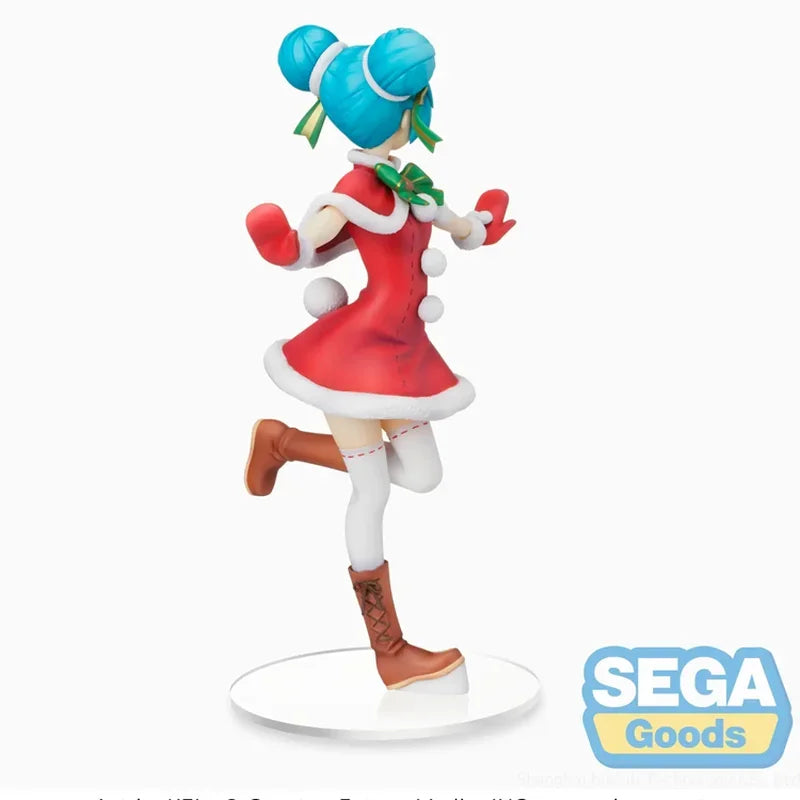 SEGA Original Anime Figure VOCALOID Hatsune Miku 2021 Christmas MIKU Action Figure Toys for Kids Gift Collectible Model Dolls