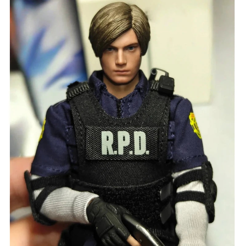 Leon Kennedy 1/12 Scale Collectible Action Figure Rpd Police Officer Full Set Men Soldier Dolls Body Birthday Gift In Stock