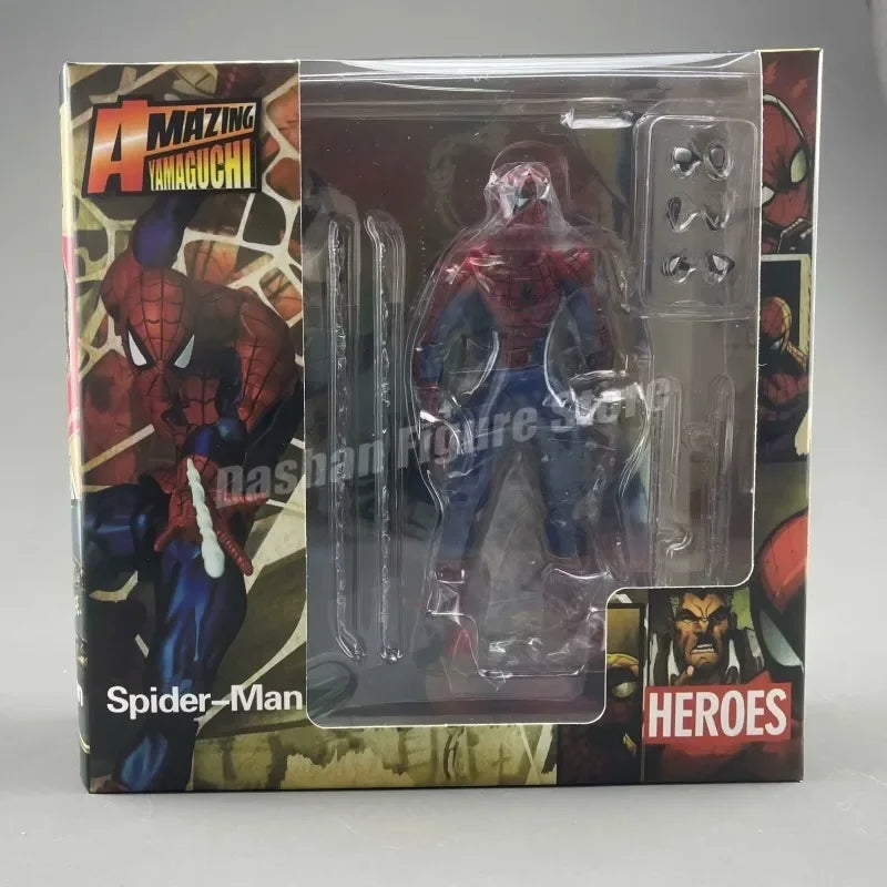 Amazing Yamaguchi Revoltech Agent Venom Action Figure Collection Superhero Eugene Thompson Venom Figurine Model Toys for Gifts