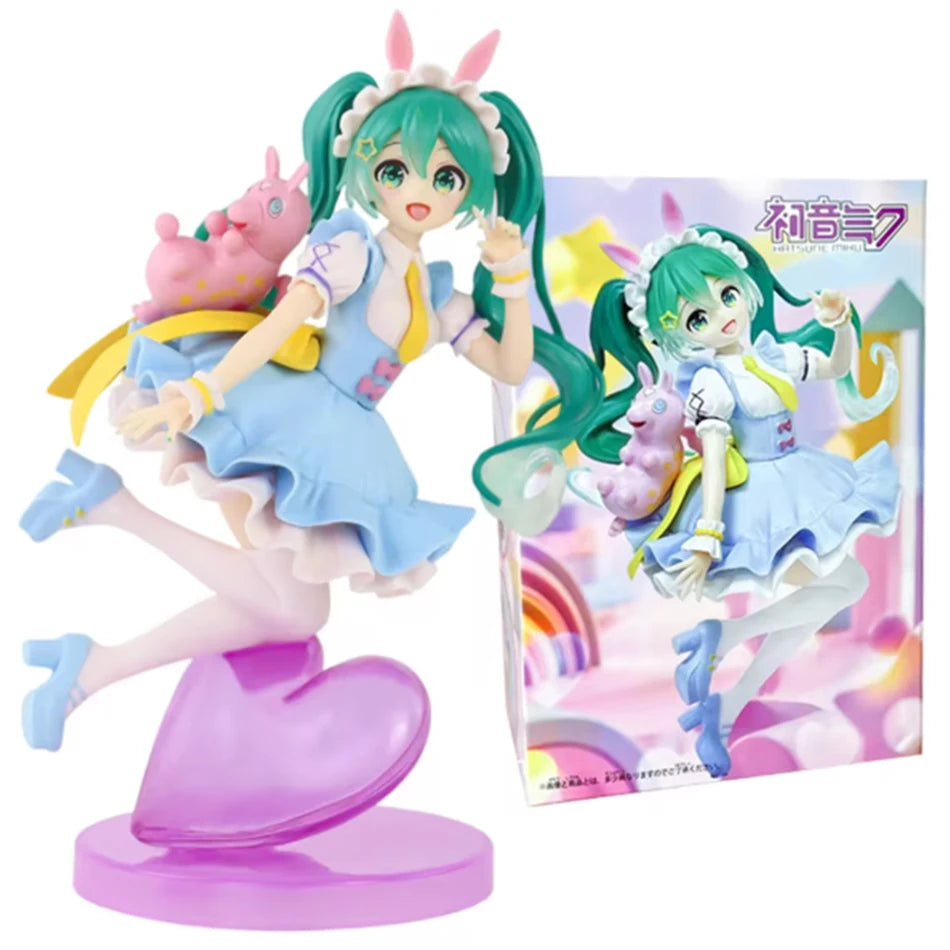 15cm Anime Hatsune Miku Figure -Flower Fairy Winter Cherry Pvc Model Doll Toys Collection desktop decoration Fans/Gift givers