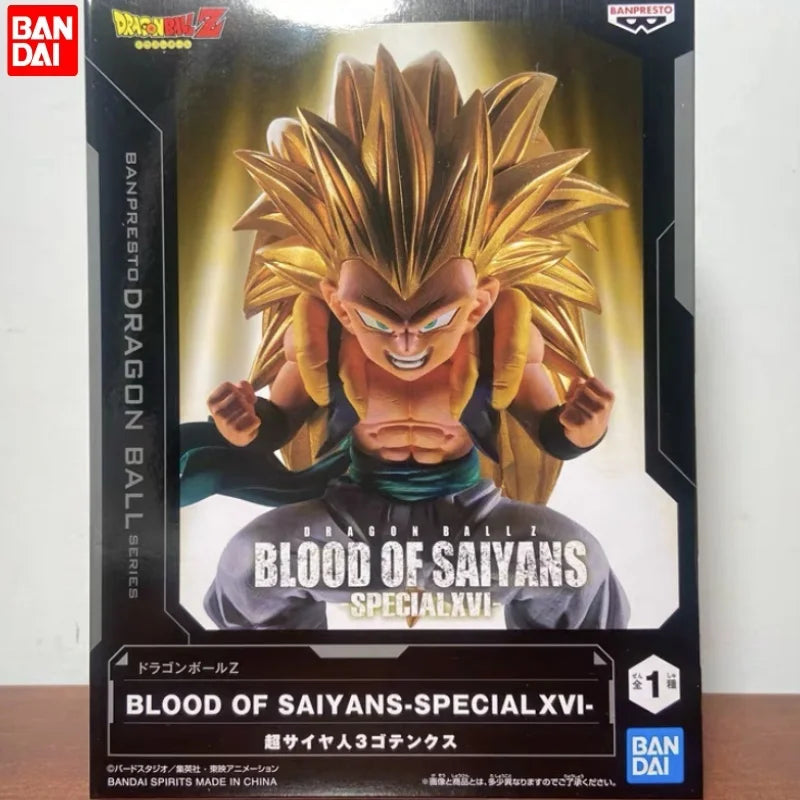 Bandai Original Dragon Ball Z Anime Figure Super Saiyan 3 Gotenks Blood Of Saiyans-special Xvi Action Figure Toys For Adult Gift