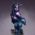 Resin Model figure Bust, 1/12 Liadan, GK, Fantasy Theme, Unassembled and unpainted kit