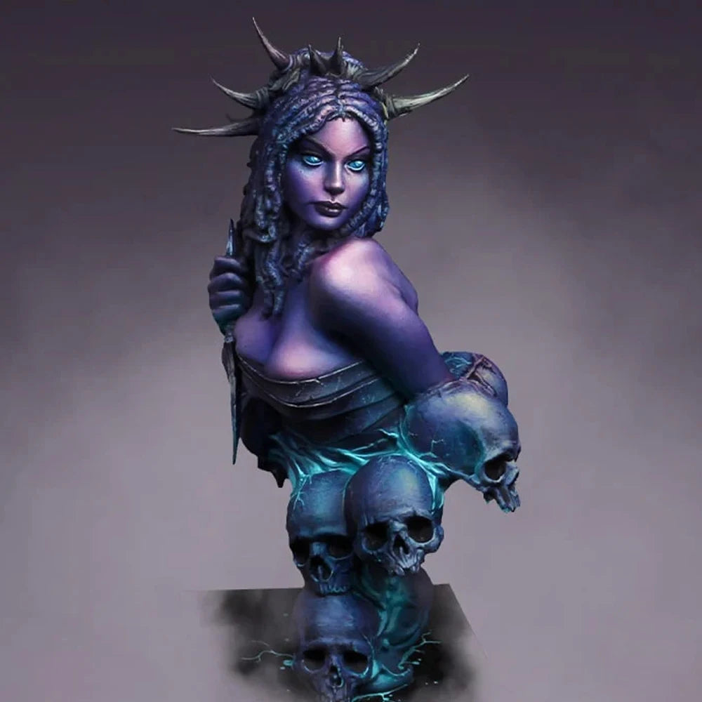 Resin Model figure Bust, 1/12 Liadan, GK, Fantasy Theme, Unassembled and unpainted kit