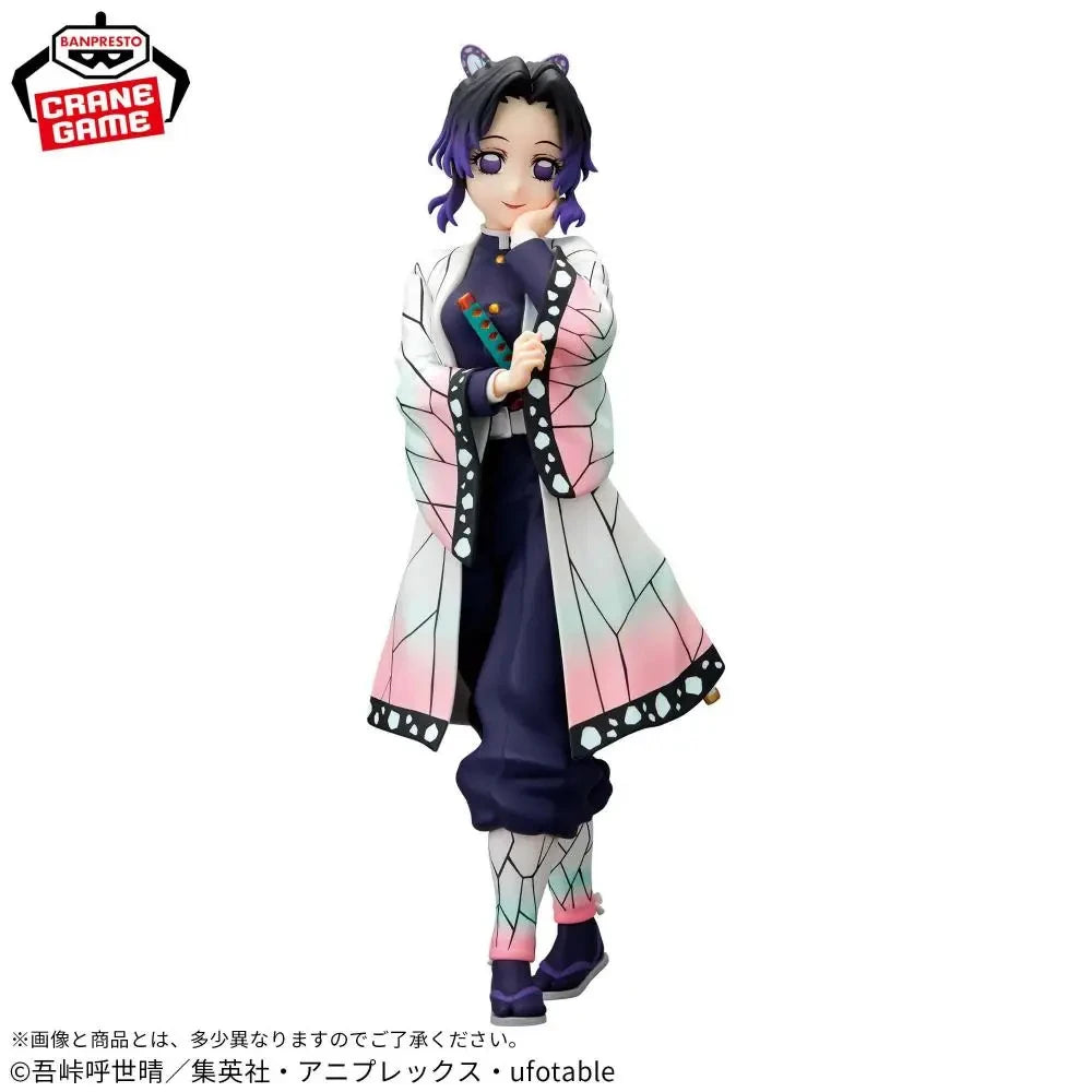 In Stock Original BANPRESTO GLITTER&GLAMOURS Demon Slayer Shinobu Kocho Figure Anime Model Genuine Boxed Toy