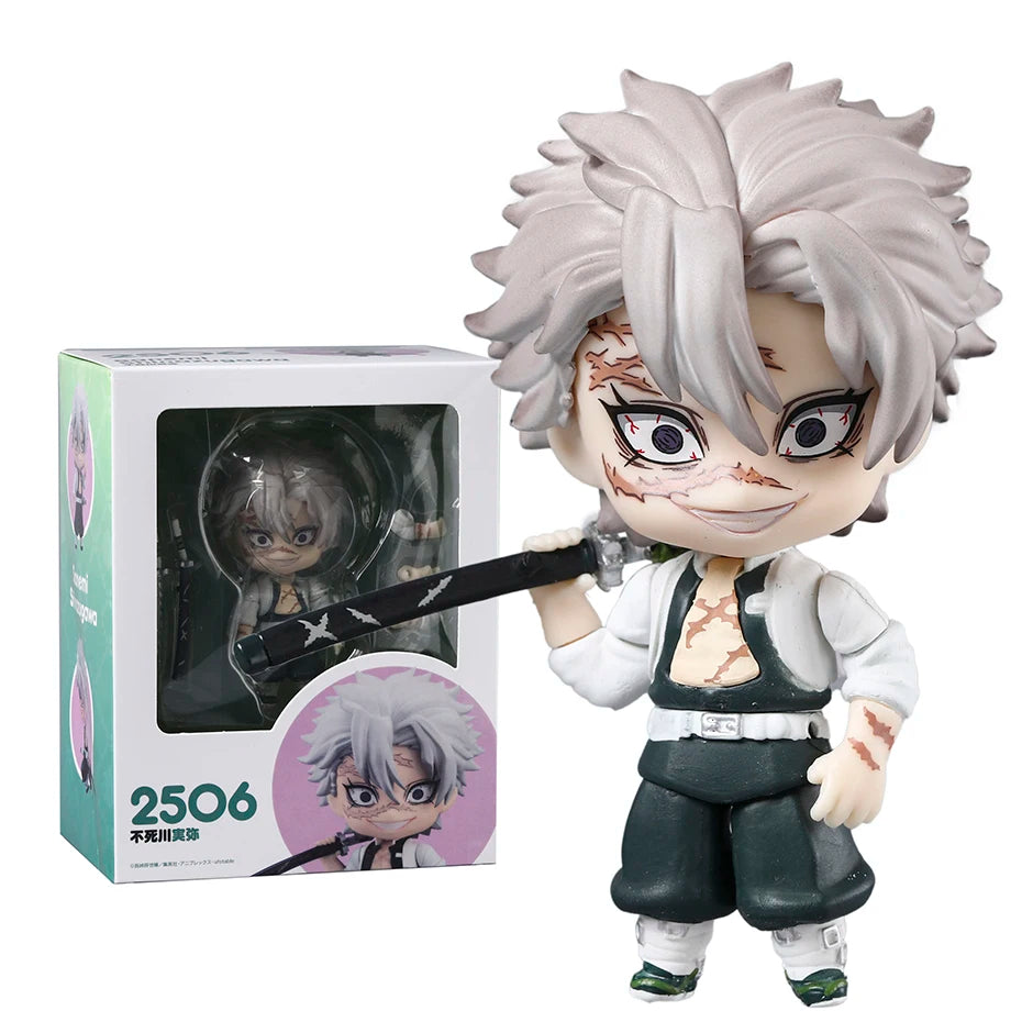 Shinazugawa Sanemi Q Figure PVC Action Model Toy Anime Doll