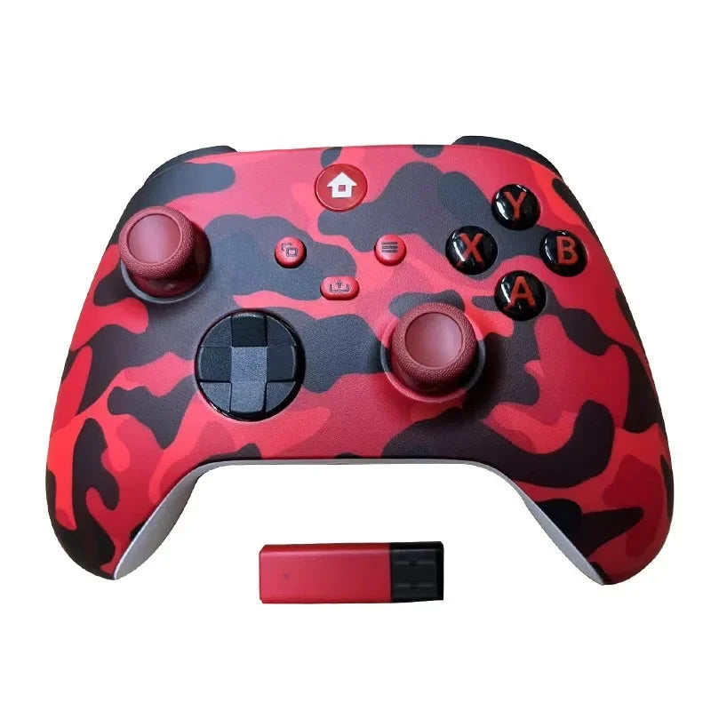 NEUER 2,4G Wireless Game Controller für Xbox One Series X/S Konsolen-Joysticks mit 2,4G Adapter-Empfänger für Windows PC Gamepad