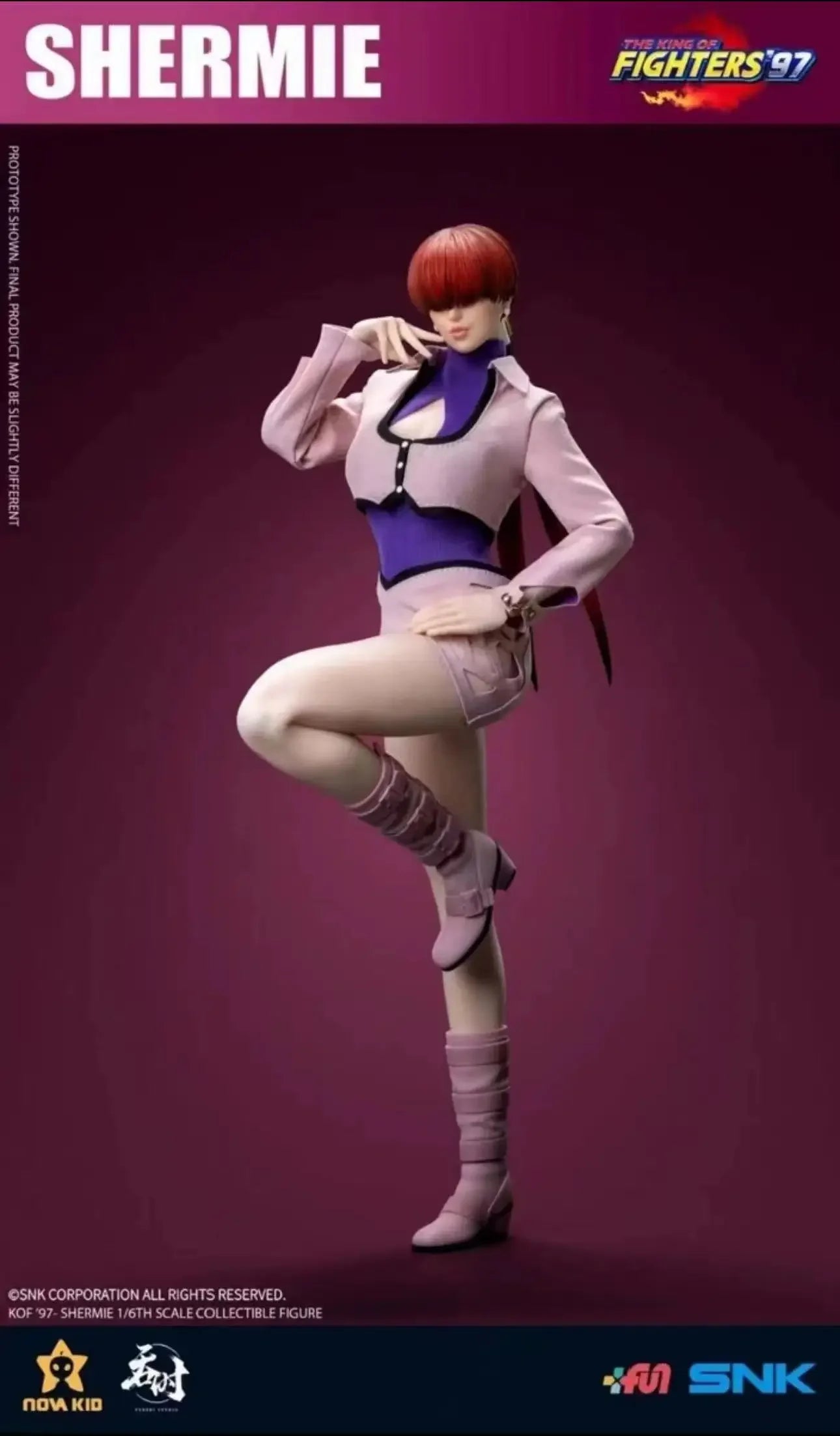 TUNSHI King of Fighters 97 Shirmi SHERMIE 1/6 Moving Common Doll SNK