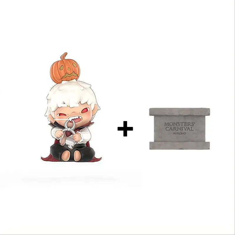 Echtes POP MART Hirono MONSTERS KARNEVAL V10 Serie Blind Box Anime Figur Sammlung Ornamente Halloween Geschenke