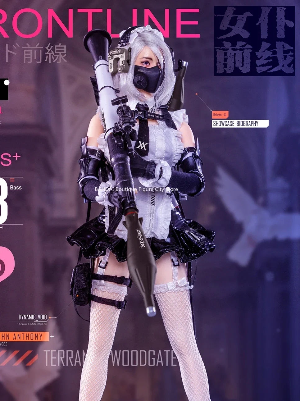 In Stock GDTOYS 1/6 GD970101 Maid Frontline Part 3 - Nova with Mobile Soldier Figure Model Toy Gift Collection