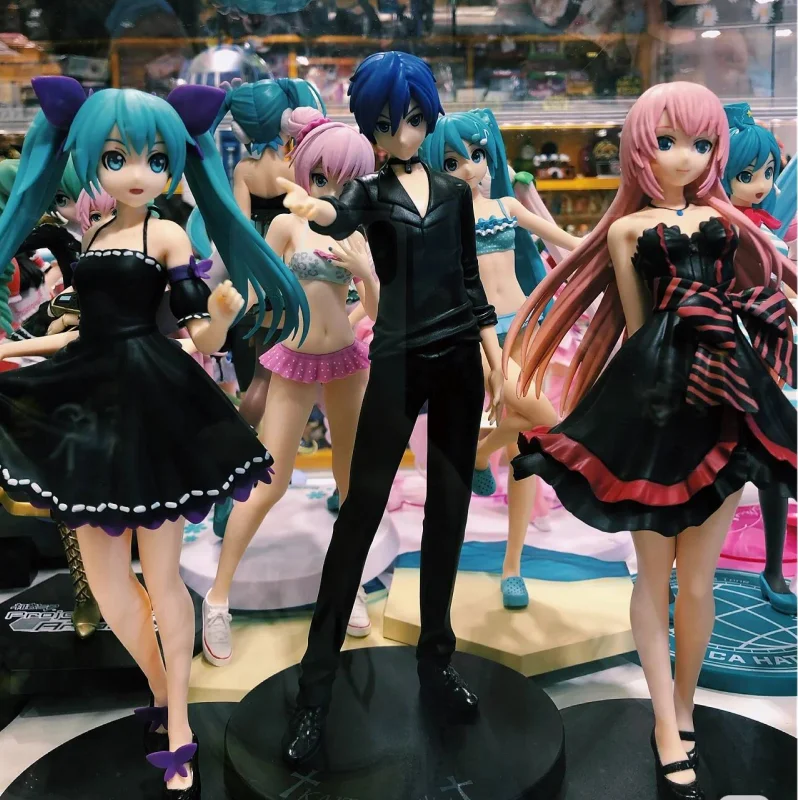 SPM Kaito Megurine Lu ka Hat sune Miku Projec t Diva Arcade Future Tone Anime Action Figure Collectible Model Toy for Fans