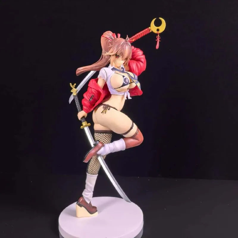 Charm 1/6 Mataro Anime Figure Kagenui Mai Secret Dual Sword Style Beautiful Girl Collectible Statue Desktop Decor For Anime Fans