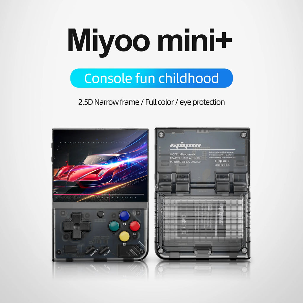 Miyoo Mini Plus Open Source Retro Express Editio Game Console Portable Gba Gaming Ps1 Nostalgic Style Handheld Game Players Gift