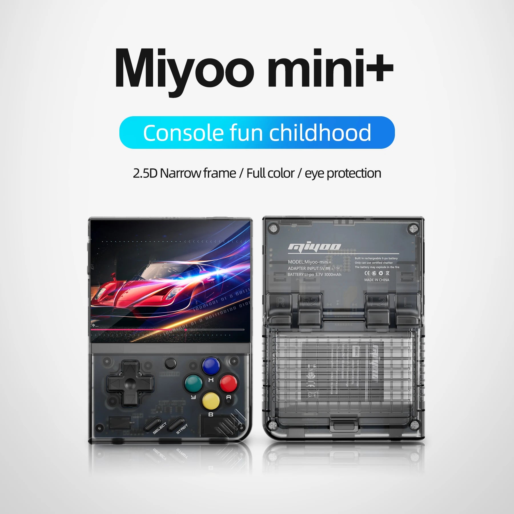 Miyoo Mini Plus Open Source Retro Express Editio Game Console Portable Gba Gaming Ps1 Nostalgic Style Handheld Game Players Gift