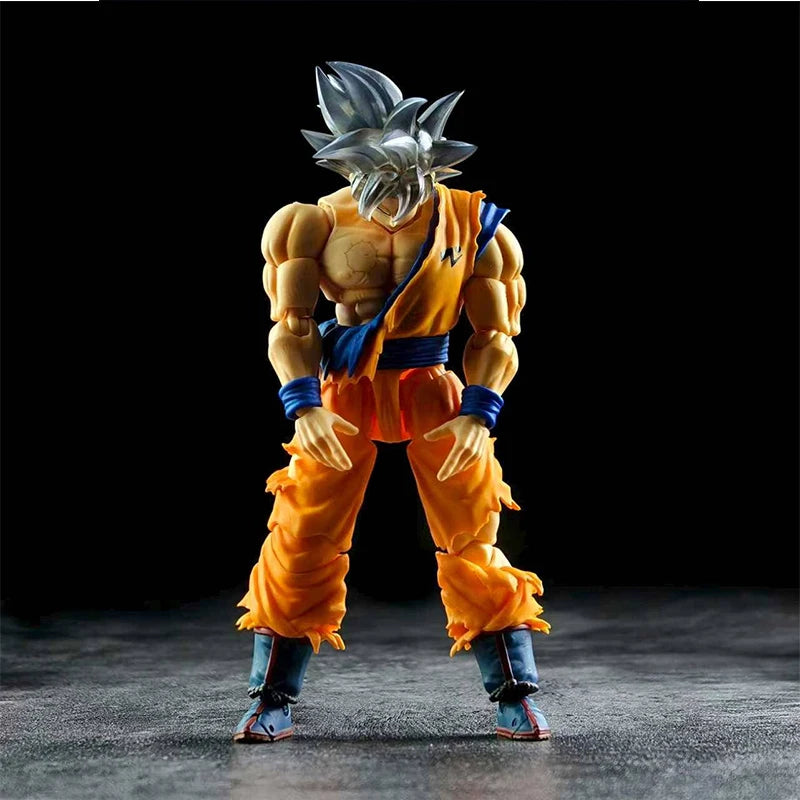 Mythos Anime Son Goku Figure Studio Dragon Ball Super Saiyan SSB Ultra Instinct Goku Monkey King Anime Action Figure Toys Gifts