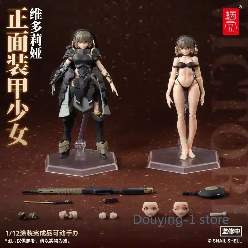 In StockIn Stock Victoria Mussel Action Figure, Double-body Movable Clothing, 1/12 Articulated Doll Collectible Doll GiftAction