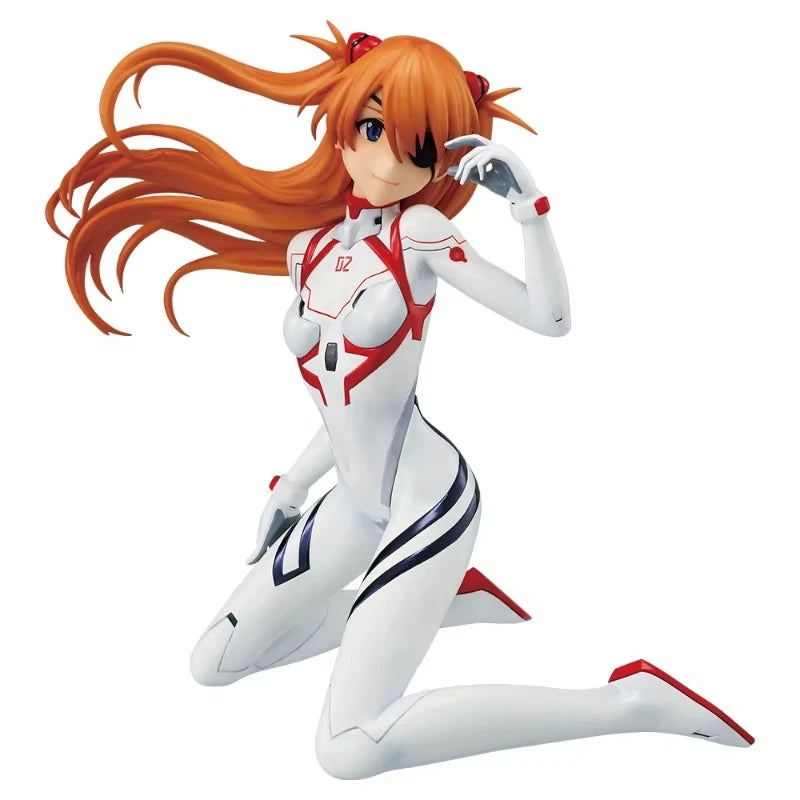In stock BANDAI Ichiban Neon Genesis Evangelion Makinami Mari Illustrous Soryu Asuka Langrey Anime Model Toys Original