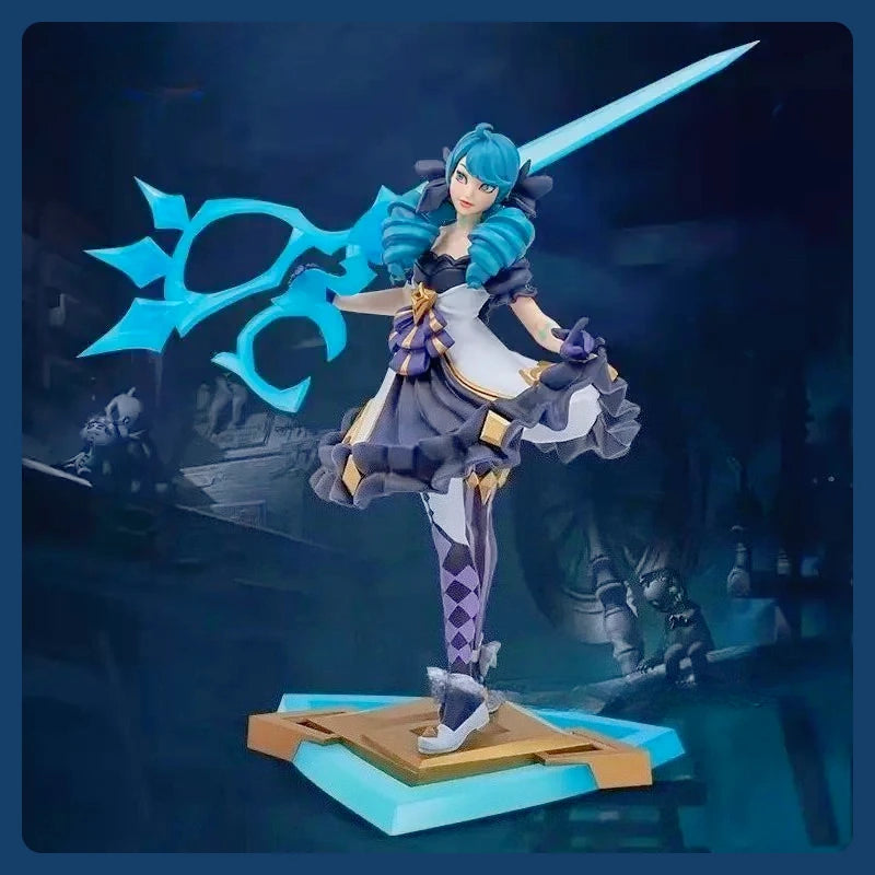 In Stock League of Legends LOL Spirit Doll Gwen Medium Sculpture Desktop Ornaments Figure Model Collection Toy Gift