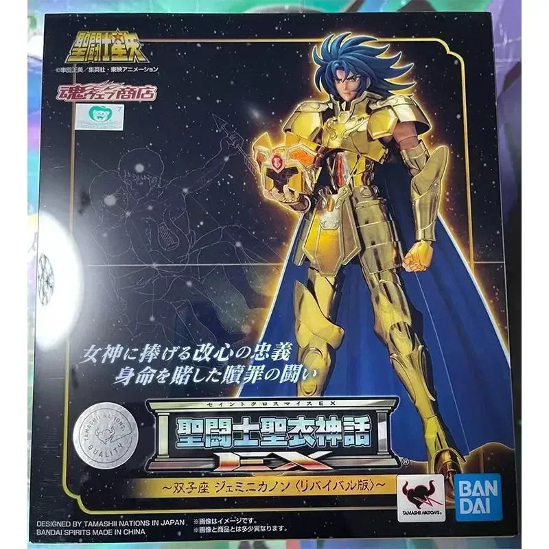 BANDAI Saint Cloth Myth EX Gemini Saga Gemini Charon Revival Edition Saint Seiya Anime Character Model Toy In Stock