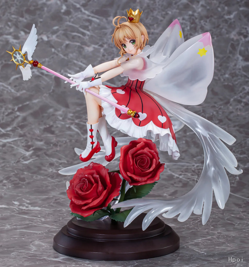 【FS】 In stock WINGS INC. Cardcaptor Sakura Transparent Card Chapter Sakura Kinomoto Scale 1/7 Figure Toy Model Gift