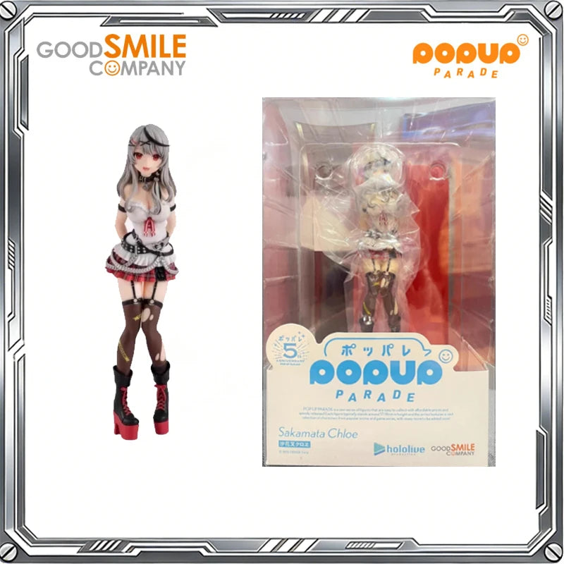 Good Smile Original POP UP PARADE hololive Anime Akai Haato Ookami Mio Aqua Sakamata Chloe Houshou Marine Action Figures Gift