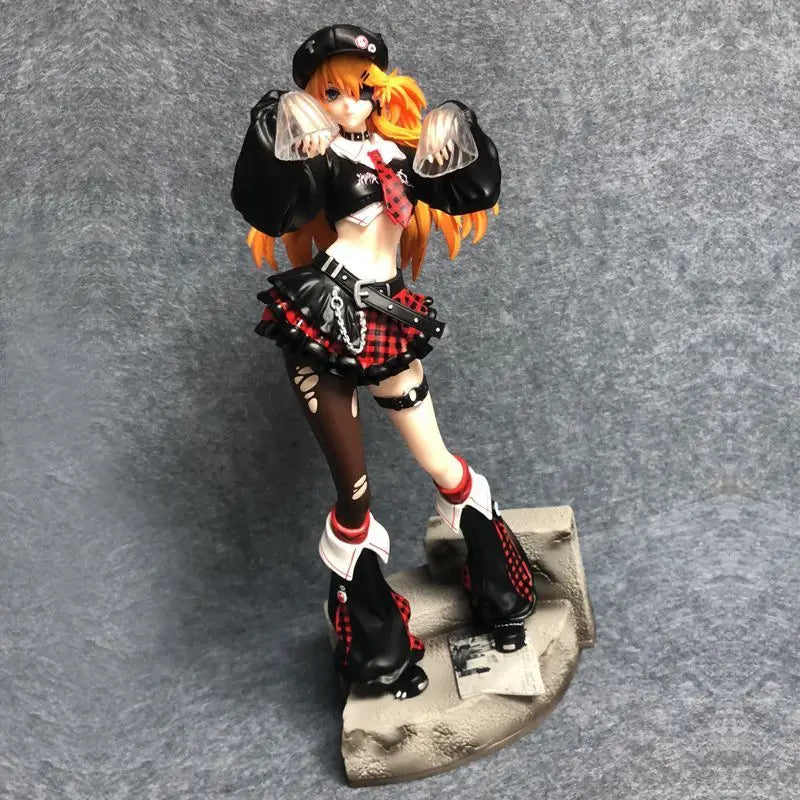 Shikinami Asuka Rangurē Figure Asuka Langley Soryu Figures Figurine Desk Decoration Doll Collection Statue Model Kids Toy Gifts