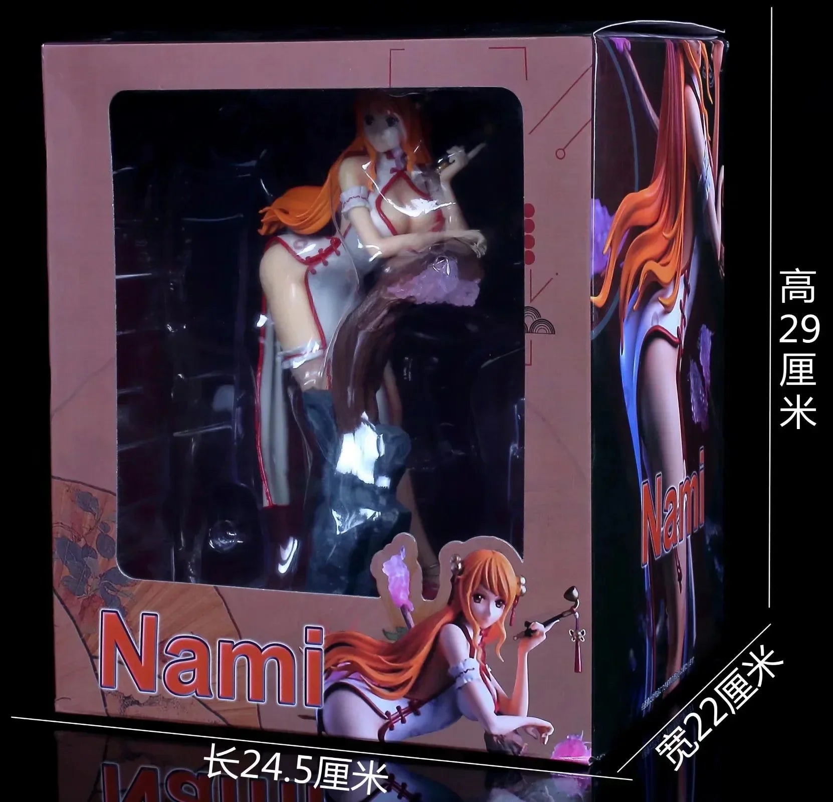 One Piece Figur Gk Cheongsam Nami Actionfiguren Figur PVC Sammlerstück Ornamente Modell Puppe Cartoon Deko Spielzeug Geburtstagsgeschenk
