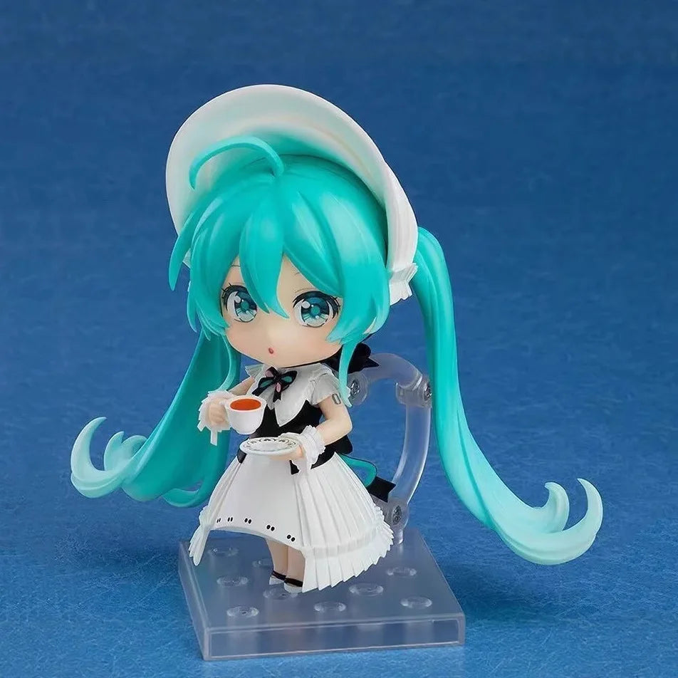 10CM New Anime Hatsune Miku symphony #2490 Kawaii Q version Figures PVC Model DIY Toys Doll ornament Gifts